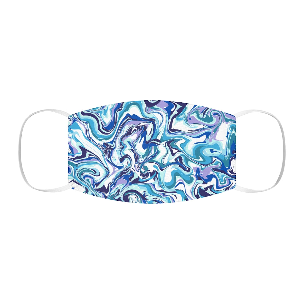 AbstracT BLue Face Mask