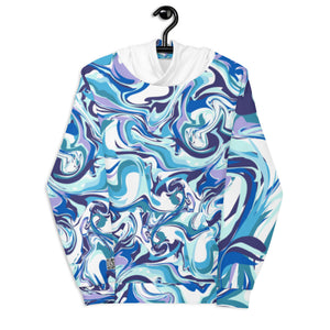 Abstract BLue Unisex Hoodie