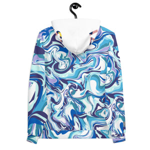 Abstract BLue Unisex Hoodie
